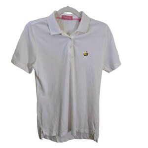Magnolia Lane Collection Master's Logo Augusta Golf White Polo Shirt Size M